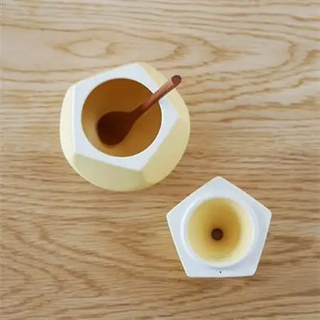 洋梨の形のシュガーポット poire ル・レクチェ　【ttyokzk ceramic design】_雑貨・日用品  キッチン用品 _【1096311】