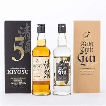 カートン入愛知クラフトジン40度・カートン入愛知クラフトウイスキー45度2本セット_酒・アルコール     酒・アルコール ウイスキー  _【1115190】
