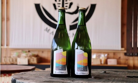 マルカメシードル2本セット / 7月下旬頃～発送開始[FG01]//長野県 南信州 松川町産 りんごのお酒 ワイン シードル 辛口 甘口 リンゴ 贈答 ギフト 飲み比べ