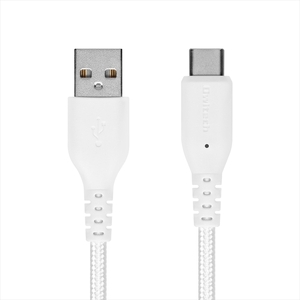 Owltech 断線 に強く柔らかい USB タイプA to Cケーブル 1m ホワイト OWL-CBA4CA10-WH