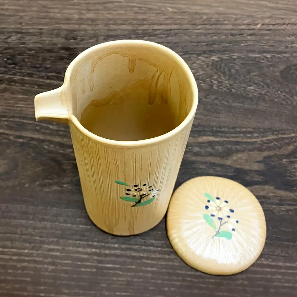【瀬戸焼】一凛の花ビスク 片口切立酒器セット【まるたか水野コーポレーション】[BBBF009]お猪口 盃