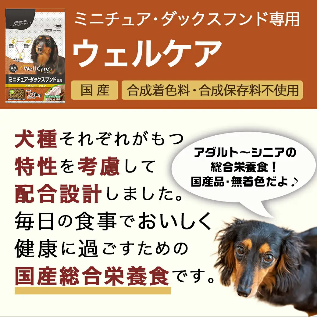 ドッグフード(ミニチュア・ダックスフンド専用)アダルト～シニア＆霧島鶏3.12kg〔LG-3318〕_(都城市) 国産総合栄養食 ドライフード レトルトフード コラーゲン グルコサミン コンドロイチン HMBカルシウム トータルケア