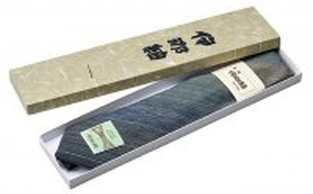 「伝統的工芸品」伊那紬（ネクタイ）紺系色 民芸品 ファッション メンズ 小物 男性用 