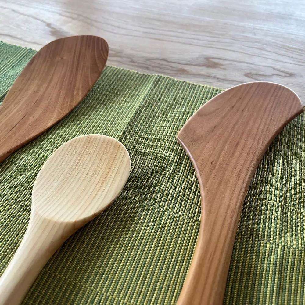 【ゆふいん・アトリエとき】＜右利き用＞調理器具（ヘラ・ターナー・しゃもじ）3点セット