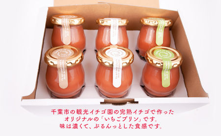 イチゴプリン スイーツ デザート ひんやり イチゴプリン【6個】
