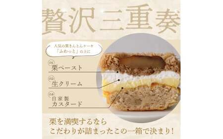【2箱セット】【最大4ヵ月待ち】チョイス第1位獲得！人気カフェISSADO 「元祖！中津川 栗きんとんモンブラン重」 店主こだわり 栗ペースト増量 メディアで多数紹介 F4N-0837