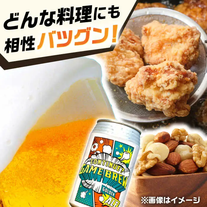 【全3回定期便】吉野ヶ里町産クラフトビール GAME BREW CONTINUE?/コンティニュー 350ml×6本セット 計18本 吉野ヶ里町/西研グラフィックス[FDG002]