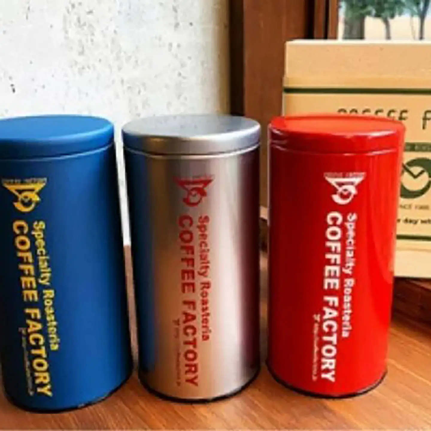 コーヒー 200g×ブレンド1種&シングルオリジン2種(豆) キャニスター缶入コーヒー つくばSセレクト