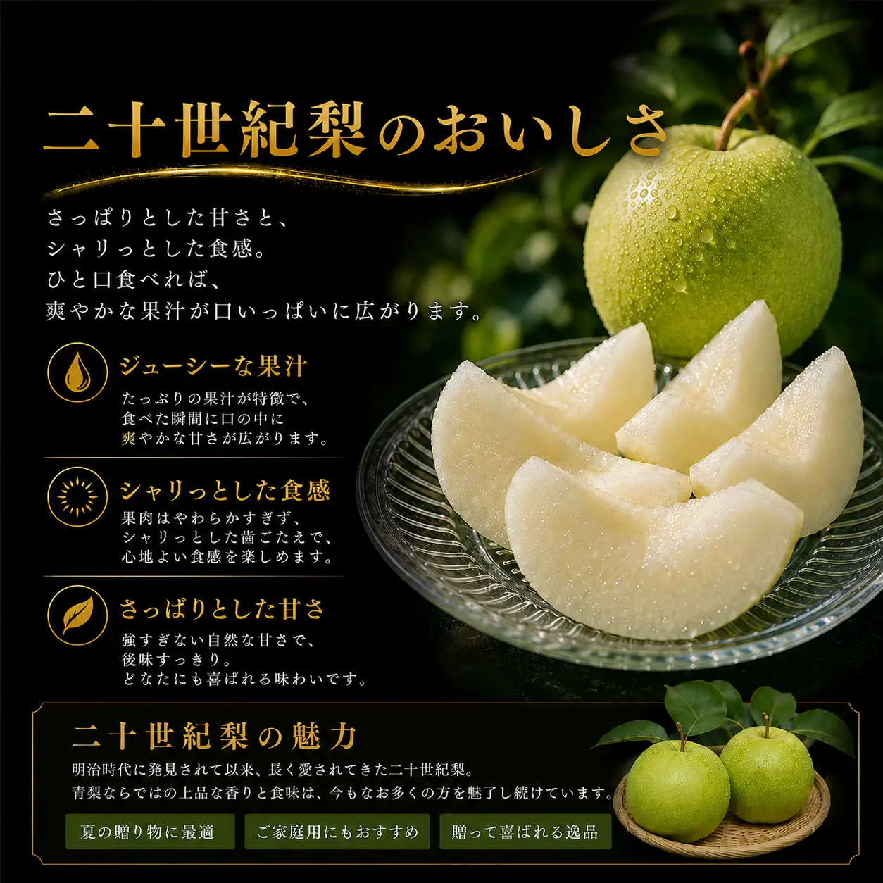 【期間限定】梨 なし 二十世紀 3kg 鳥取県 湯梨浜町 果物 フルーツ 特産品 8月中旬～9月上旬頃順次発送 先行予約 JA 東郷梨選果場 新鮮 人気 おすすめ 送料無料 選べる 内容量  くだもの フルーツ さっぱり さわやか ジューシー 定番 贈答 進物 5M