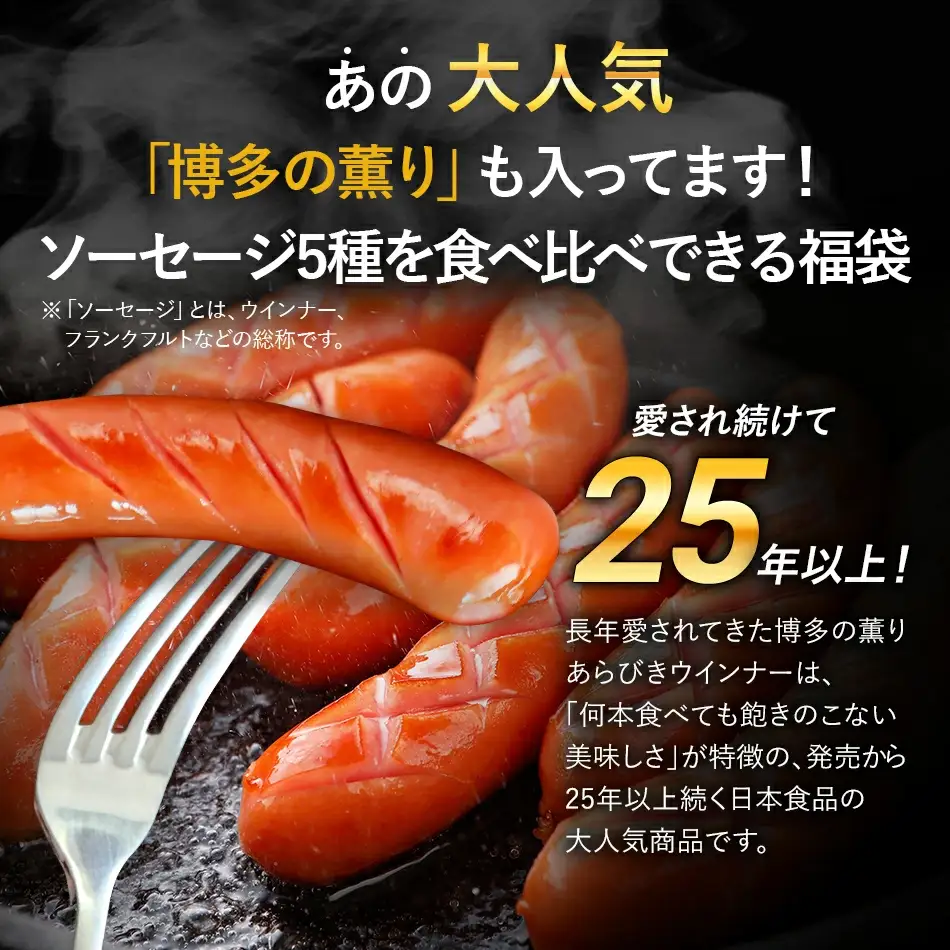 訳あり ソーセージ福袋 ウインナー 5種セット 合計4.5kg  ソーセージ