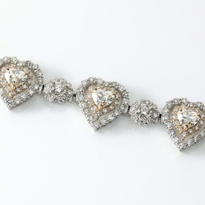 Deliciae　PT900/K18PG　ハートネックレス　ダイヤモンド【14.11ct】鑑別書付　K05154-H