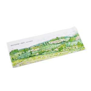 半農半画家 イマイカツミ ≪オリジナル マフラータオル≫ (美瑛の絵) 北海道 富良野市 富良野 ふらの タオル 景色 絶景