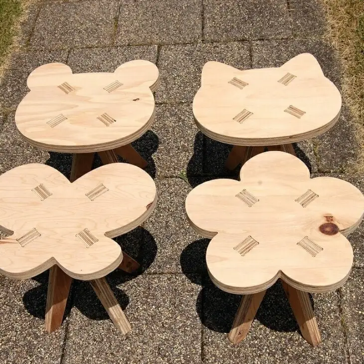 木製イス 《くま》 OTOMO STOOL mini 【1778-1】