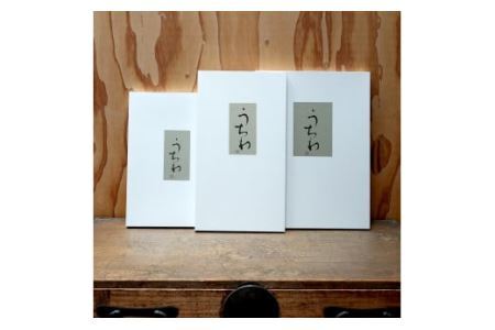 【杉山江見堂】藍染団扇（うちわ）センター絞り染　丸竹大型