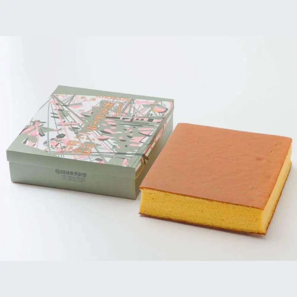 【越後家多齢堂】 カステイラ紙箱入 22×24cm