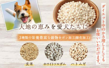 ＜わんポン【玄米・ホワイトソルガム・ハトムギ3種セット】＞翌月末迄に順次出荷【BW-j-015】 ビッグウッド株式会社