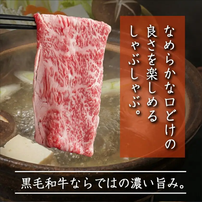 【国産黒毛和牛】肩ロース しゃぶしゃぶ・すき焼き用1kg(500g×2)〔27-E9-008〕_(都城市)