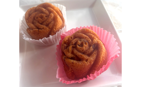 ローズケイク 焼菓子 イチゴ味 バラ味 スイーツ ローズケイク【6個入り】