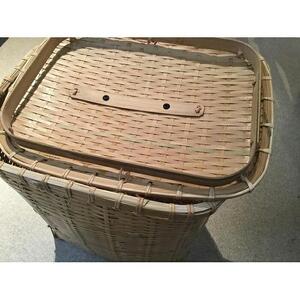 ランドリーバスケット大（20×30×40cm）大田原市　※受注生産につき、発送までに最大2ヶ月程かかる場合あり ｜ 竹工芸 伝統工芸品 日用品 雑貨 栃木県 大田原市