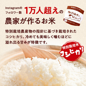 ☆農家直送のパックごはん☆五月女農場のごはん（150ｇ×20個）