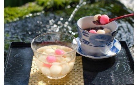 BA002【ノンストップ！で紹介】 蜜の海に浮かぶ、もちもちの満月 かんざらしセット