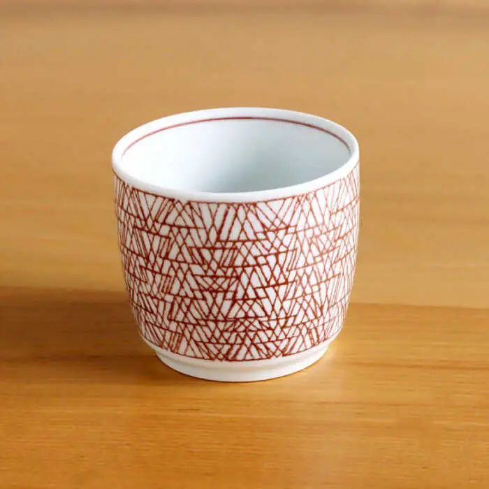【白山陶器】【グラフ】湯のみ猪口 3色セット【波佐見焼】[TA169]