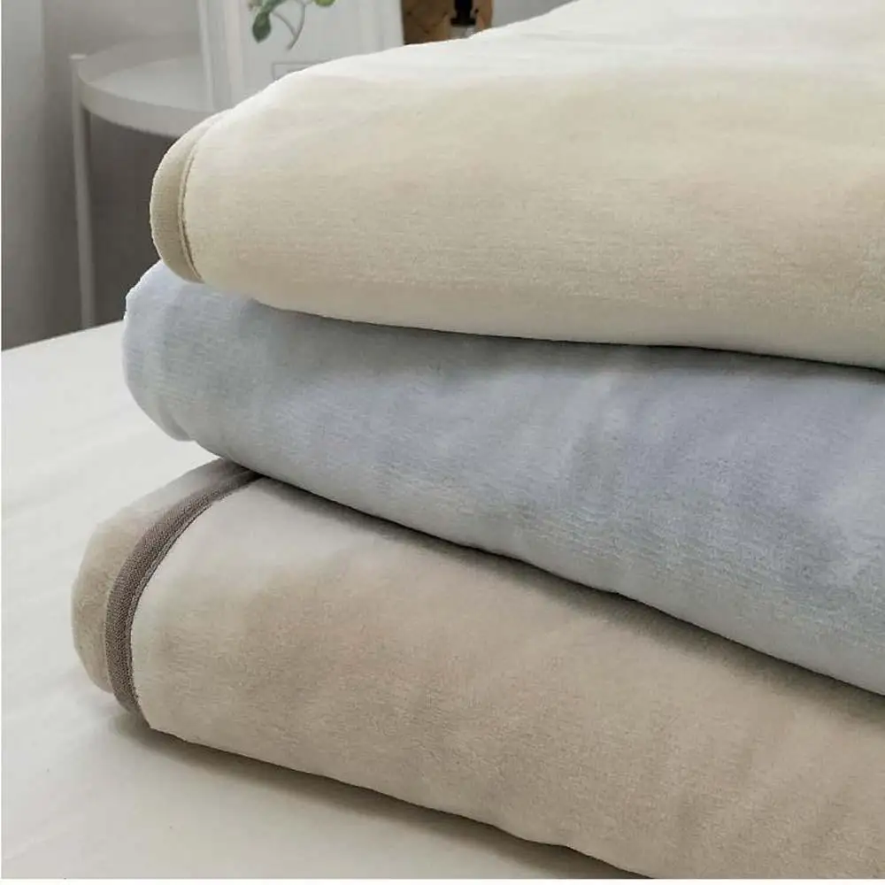 【シングル】オーガニックコットン敷毛布 100×205cm IV OGMS-2S-IV