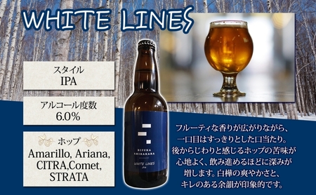 クラフトビールWHITELINESIPA北海道産クラフトビール【12本】