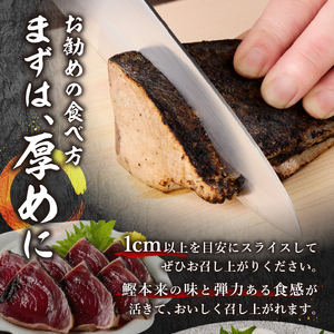 日光丸限定 一本釣り 鰹たたき（ハーフカット）約1.5kg (a10-1066)