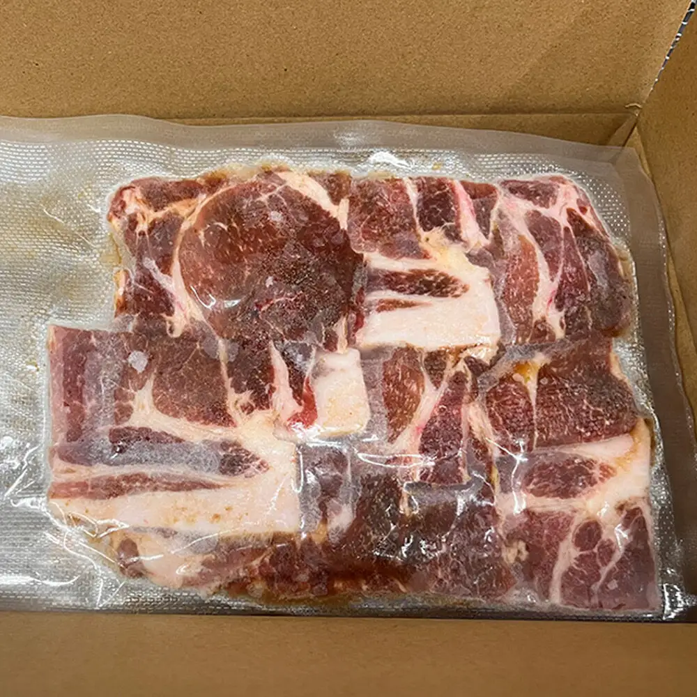 【つがる豚】豚肩ロースの「もつけダレ」つけこみ 250g×3パック