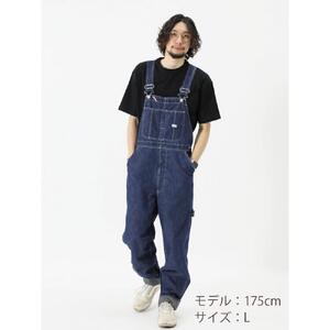 デニム オーバーオール サロペット インディゴカラー　Lサイズ [BET-12-970] | デニム