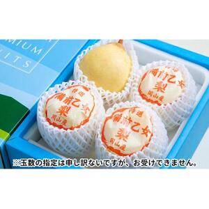 梨 2026年  備前乙女梨（鴨梨） 3～4玉入り（約2kg）箱赤秀 【ナシ なし 岡山県産 国産 フルーツ 果物 ギフト 石原果樹園