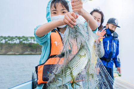 【メディアで多数紹介】ハーバーハウスかなめの『季節の表松島体験』宿泊プラン(大人1人、1泊3食付)