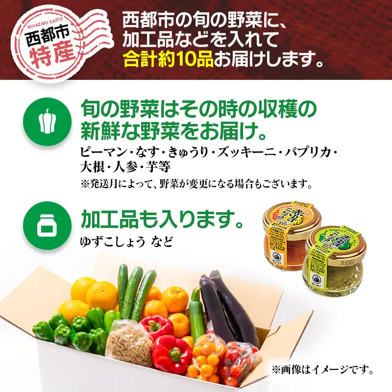 【3回定期便】西都市旬の特産詰め合わせセット 野菜・スイートコーン等＜32-4a＞野菜