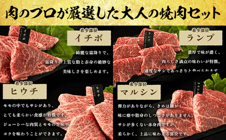 国産牛赤身焼肉6種セット 約540g 