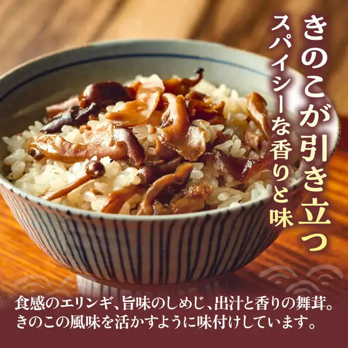 【全12回定期便】鶏きのこ飯の素 セット 170g×3袋 [VBA034]ご飯の素 鶏飯 きのこ飯 とりめし
