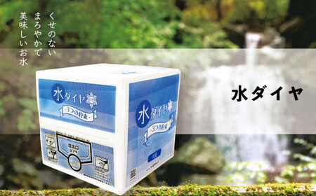 五ヶ瀬町・祇園山から湧き出た天然水　《水ダイヤ》１０リットル×１箱