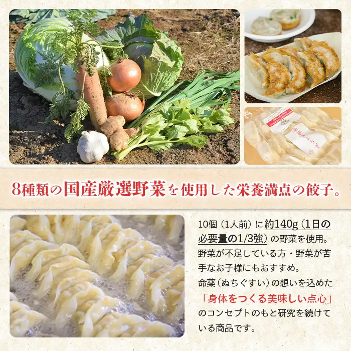 【なかしべつミルキーポーク100％使用】 樹苞 命薬ぎょうざ45個（約4.5人前）【5301302】