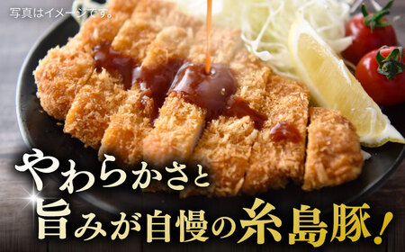 糸島豚 厚切り ロース 1.2kg 糸島市 / ヒサダヤフーズ豚　豚肉 [AIA066]