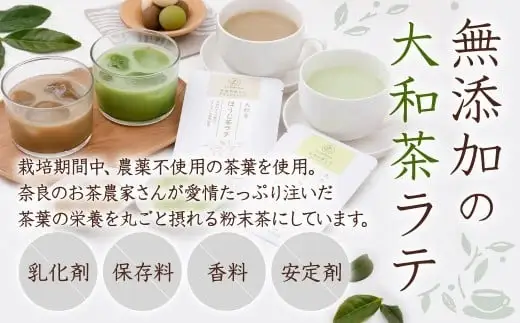 お家カフェ用♪緑茶ラテ＆ほうじ茶ラテ 緑茶 ほうじ茶 無添加 JA-01
