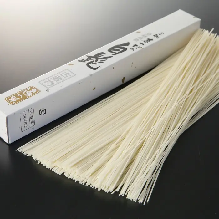 AF-14.【つるっとコシある】三輪の白髭　細麺（古物）正倉院箱　（KK-40）