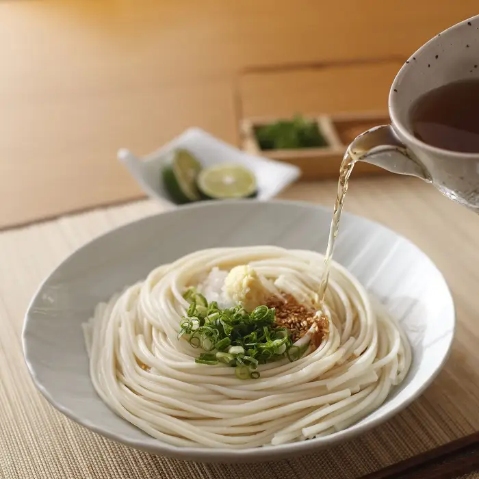 AB-42.【ノンオイル製法】吉野葛入り細うどん＆そうめんセット　（NDYU-2K）