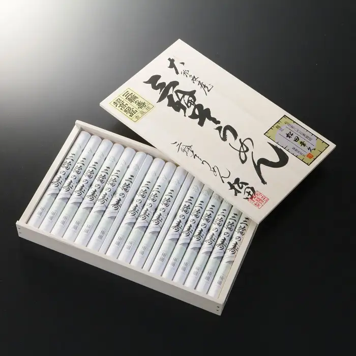 AB-45.【つるっとコシある】超極細麺　寿（線香巻）古物　15本 　(S-30)
