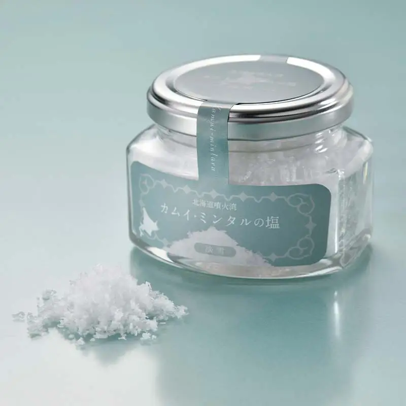 「カムイ・ミンタルの塩」淡雪瓶入り(50g)×20個 北のハイグレード2023 F6S-359