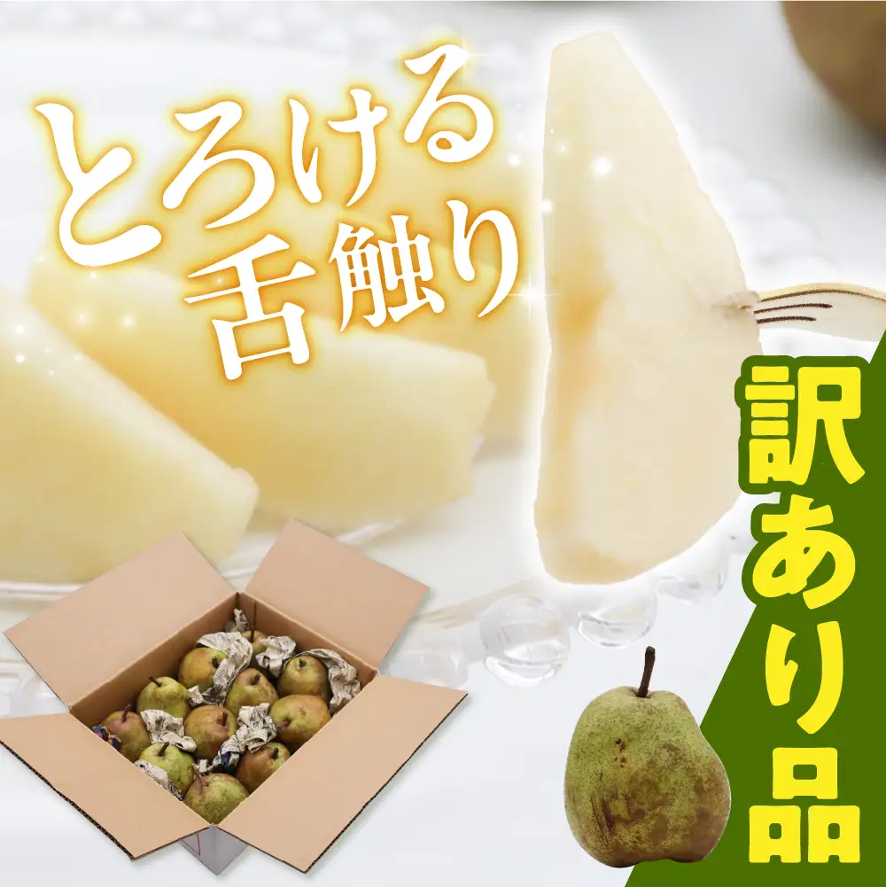 2026年産 ラフランス 訳あり 2kg ラフランス 洋なし 家庭用 