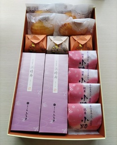 「泉州銘菓／浜時雨」「栗の味覚 ふる里」「半小豆餡入焼饅頭／小路」「マドレーヌ」セット 計13個入｜菓子処ふる里 全菓博栄誉大賞受賞 スイーツ デザート お菓子 焼き菓子 和菓子 洋菓子 [4754]