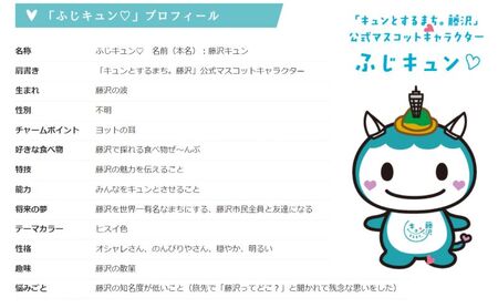 藤沢市 キュンとするまち。藤沢グッズ ふじキュン キーホルダー おまかせ 5種類