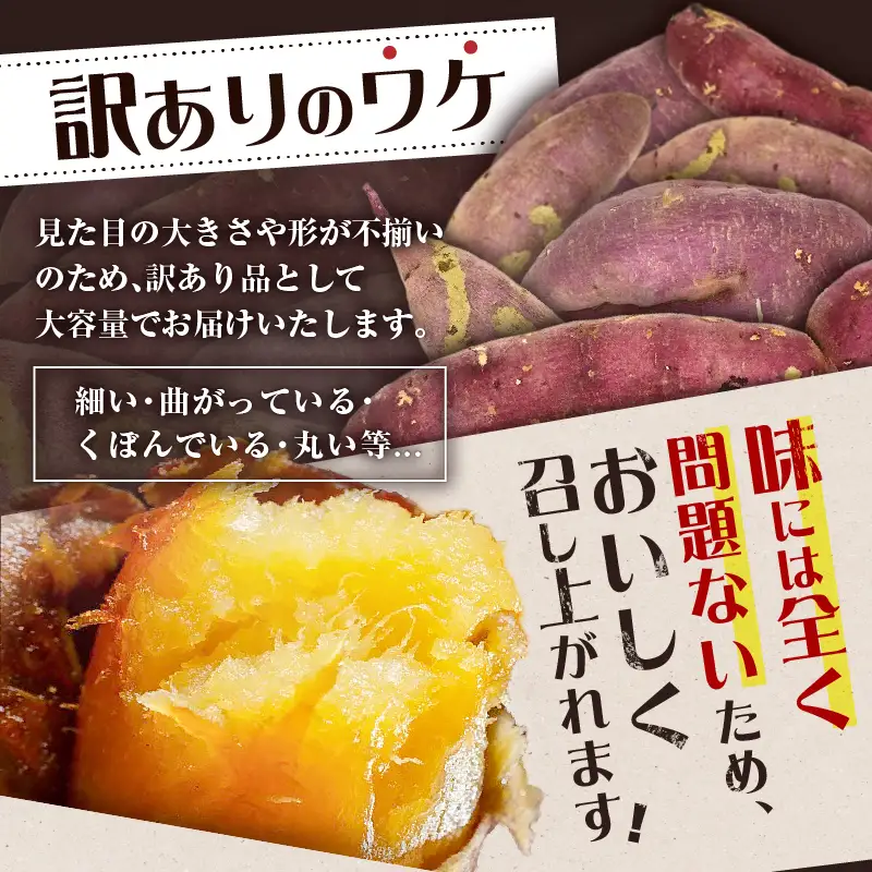 【 訳あり 】 焼き芋 さつまいも 紅はるか 生芋 9kg【畑の金貨】 K181-007