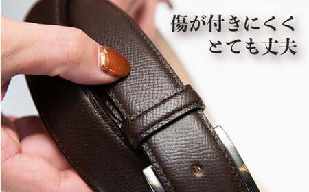 手に入れてほしい。これが『本物』のベルト。【ドイツにあるワインハイム社ワープロラックス使用】(黒)
