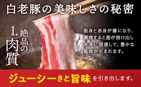 北海道産 白老豚 バラ スライス 300g×2パック 豚 豚肉 白老 北海道 焼肉